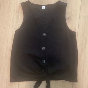 Old Navy tie sleeveless shirt